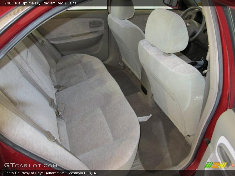 Radiant Red / Beige 2005 Kia Optima LX