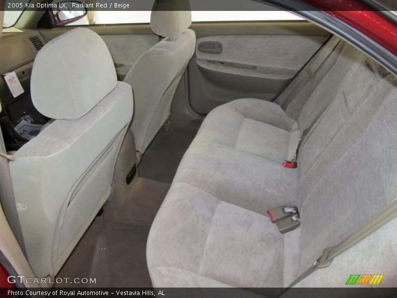  2005 Optima LX Beige Interior