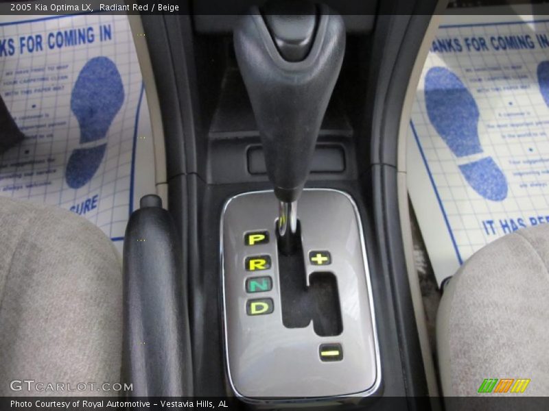  2005 Optima LX 5 Speed Manual Shifter