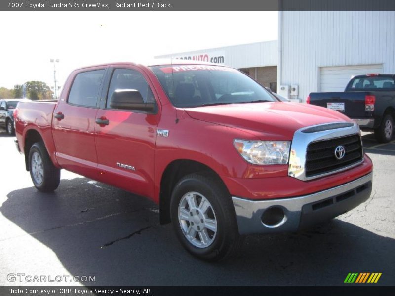 Radiant Red / Black 2007 Toyota Tundra SR5 CrewMax
