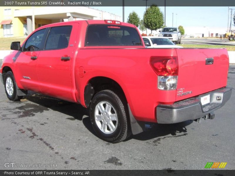 Radiant Red / Black 2007 Toyota Tundra SR5 CrewMax