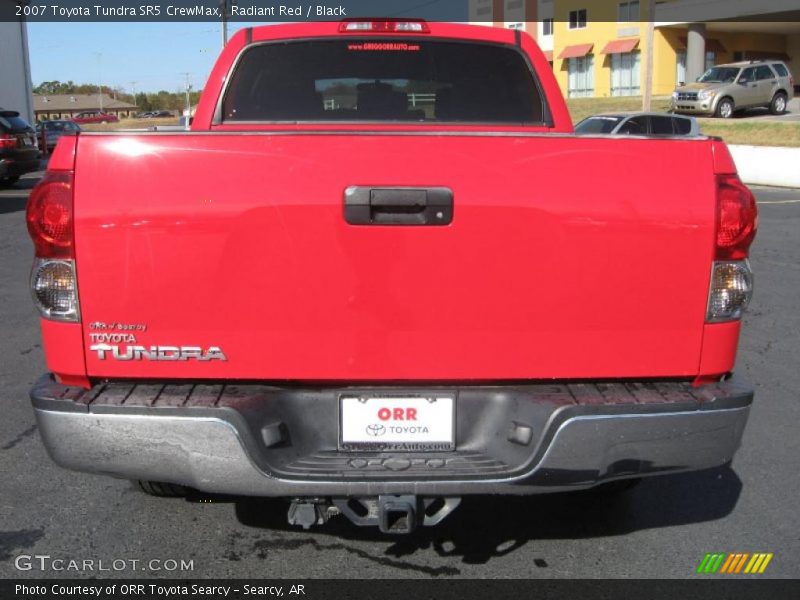 Radiant Red / Black 2007 Toyota Tundra SR5 CrewMax
