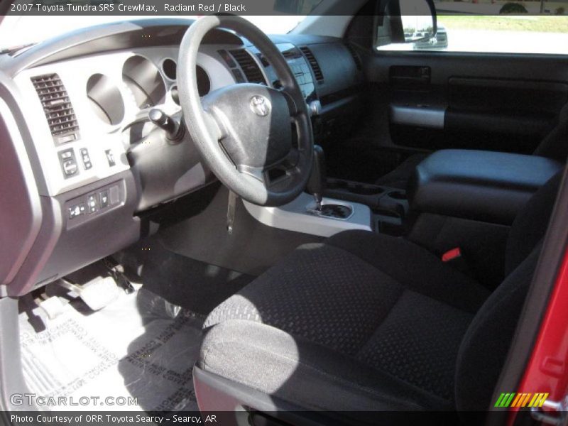 Radiant Red / Black 2007 Toyota Tundra SR5 CrewMax