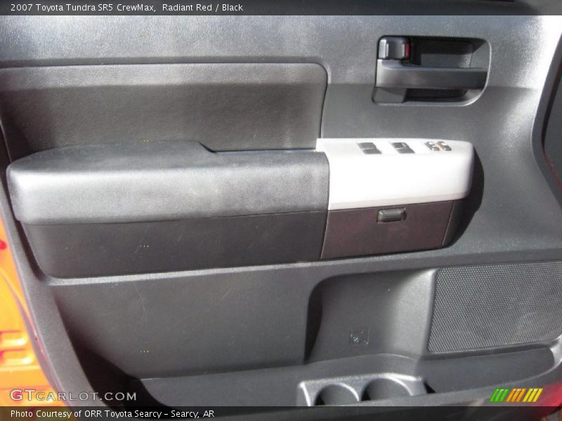 Radiant Red / Black 2007 Toyota Tundra SR5 CrewMax