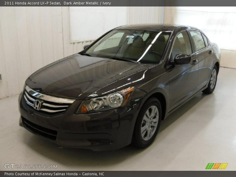 Dark Amber Metallic / Ivory 2011 Honda Accord LX-P Sedan