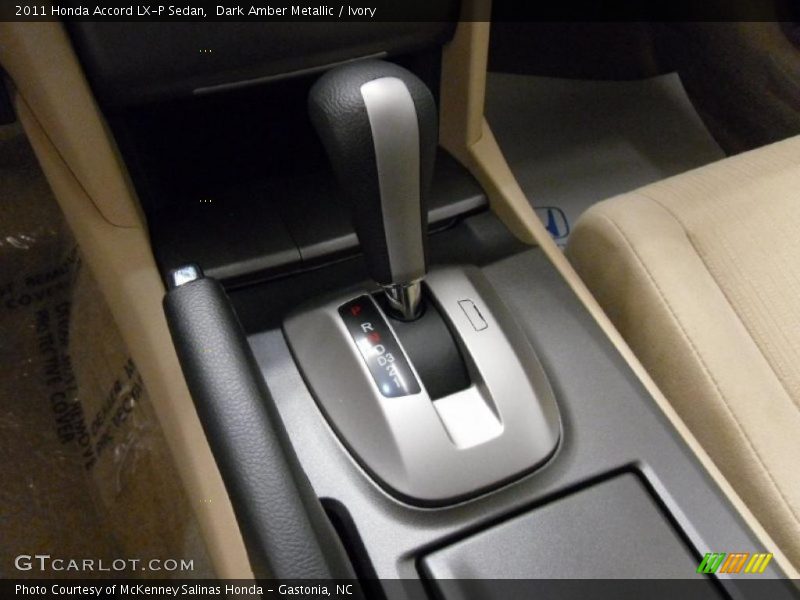  2011 Accord LX-P Sedan 5 Speed Automatic Shifter