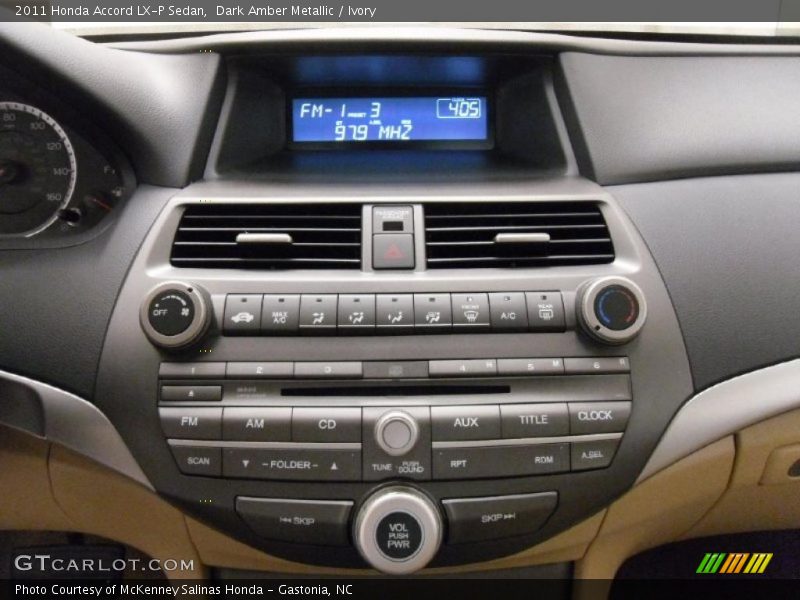 Controls of 2011 Accord LX-P Sedan