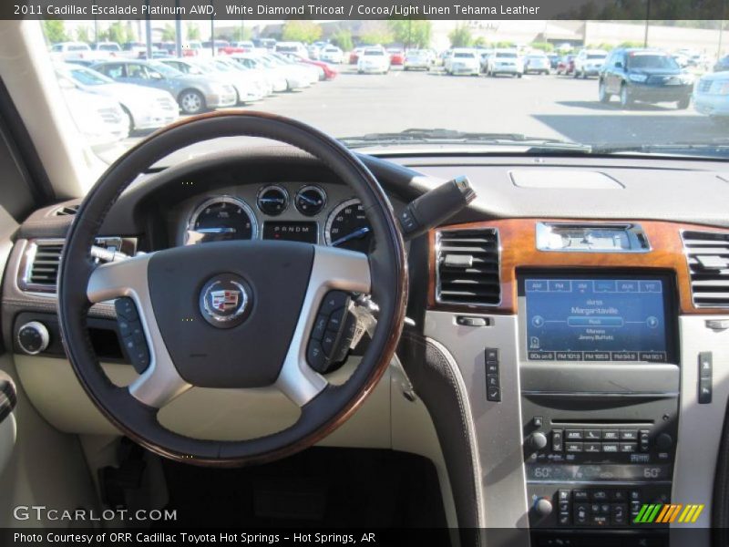 Dashboard of 2011 Escalade Platinum AWD