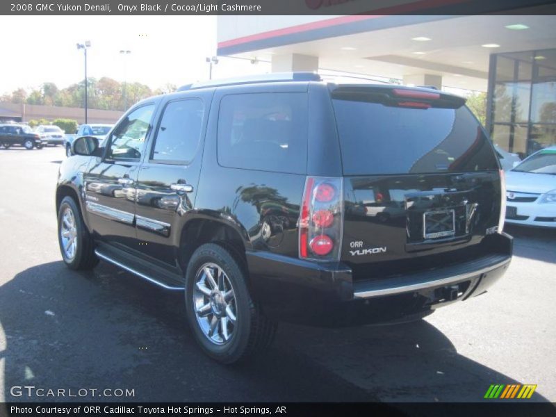 Onyx Black / Cocoa/Light Cashmere 2008 GMC Yukon Denali