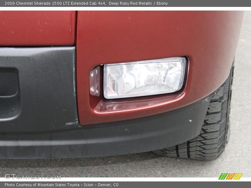 Deep Ruby Red Metallic / Ebony 2009 Chevrolet Silverado 1500 LTZ Extended Cab 4x4