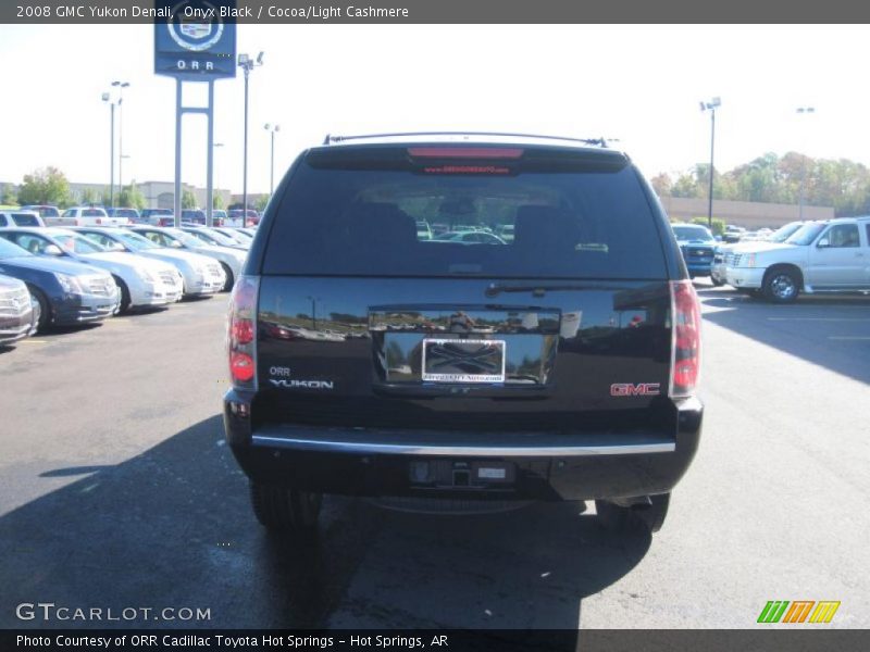 Onyx Black / Cocoa/Light Cashmere 2008 GMC Yukon Denali