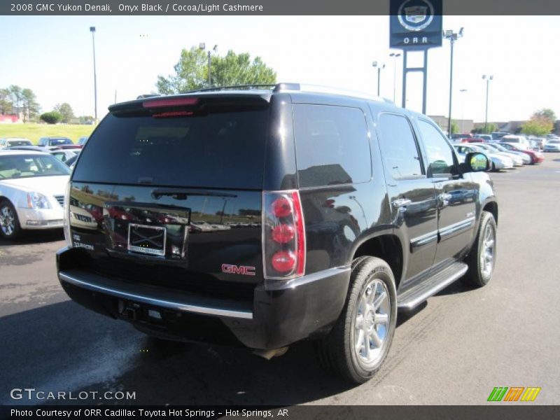 Onyx Black / Cocoa/Light Cashmere 2008 GMC Yukon Denali