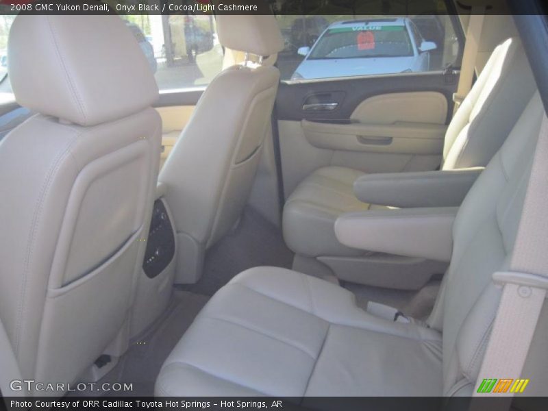 Onyx Black / Cocoa/Light Cashmere 2008 GMC Yukon Denali