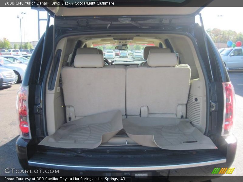 Onyx Black / Cocoa/Light Cashmere 2008 GMC Yukon Denali