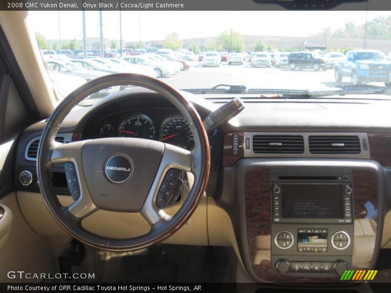 Onyx Black / Cocoa/Light Cashmere 2008 GMC Yukon Denali