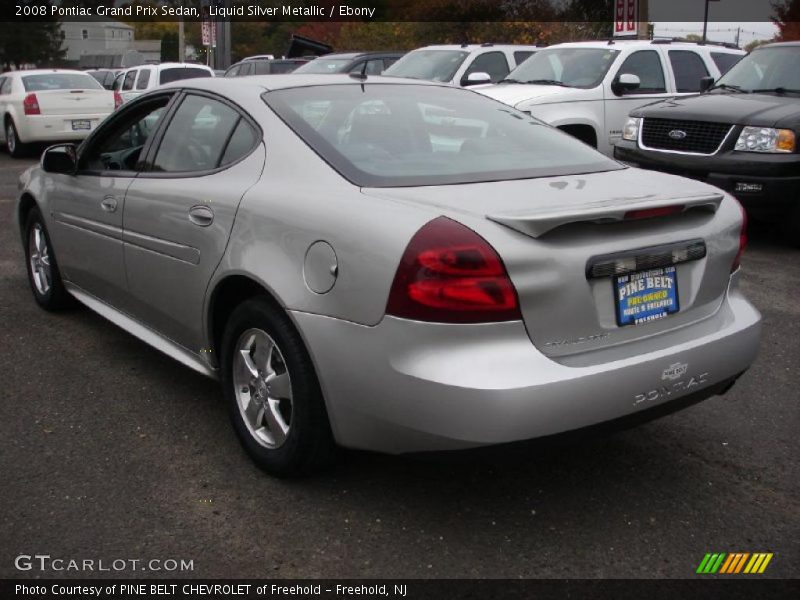 Liquid Silver Metallic / Ebony 2008 Pontiac Grand Prix Sedan