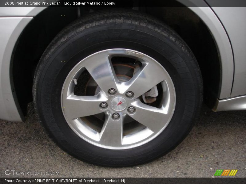 Liquid Silver Metallic / Ebony 2008 Pontiac Grand Prix Sedan