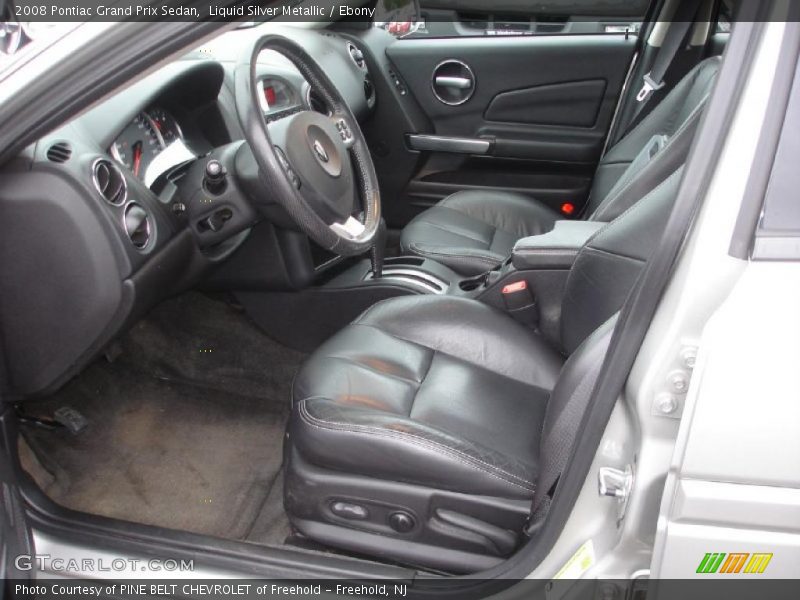 Liquid Silver Metallic / Ebony 2008 Pontiac Grand Prix Sedan