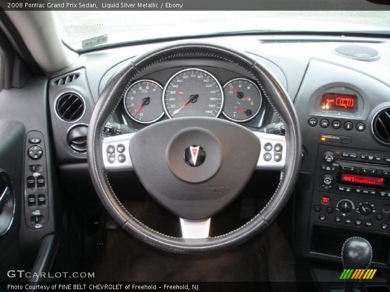 Liquid Silver Metallic / Ebony 2008 Pontiac Grand Prix Sedan