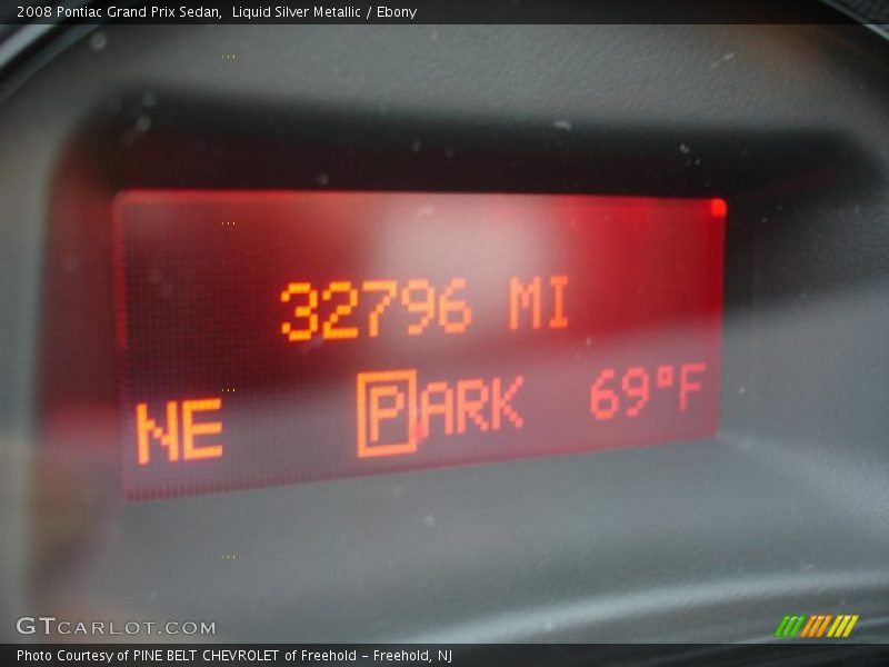 Liquid Silver Metallic / Ebony 2008 Pontiac Grand Prix Sedan