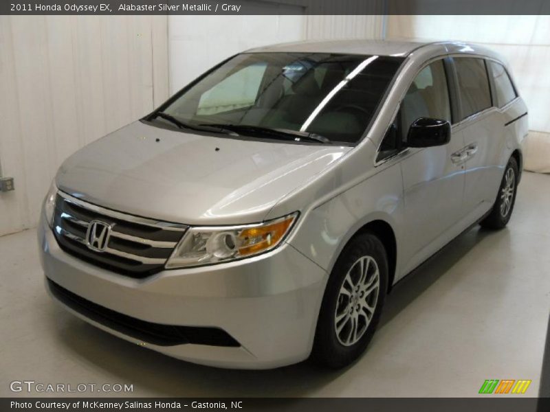 Alabaster Silver Metallic / Gray 2011 Honda Odyssey EX