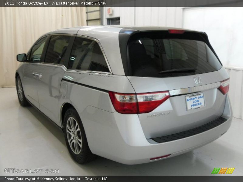 Alabaster Silver Metallic / Gray 2011 Honda Odyssey EX