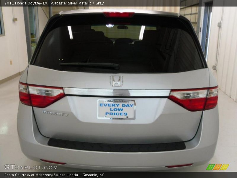 Alabaster Silver Metallic / Gray 2011 Honda Odyssey EX