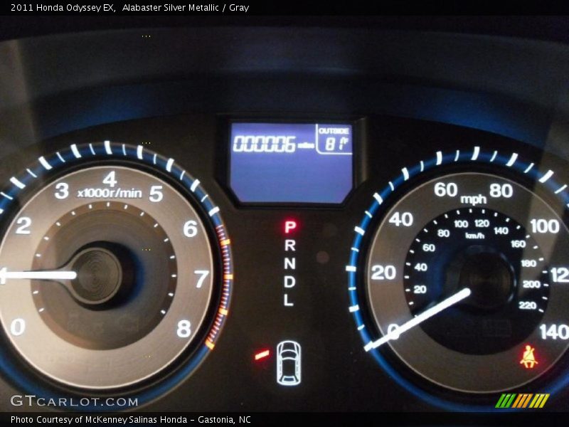  2011 Odyssey EX EX Gauges