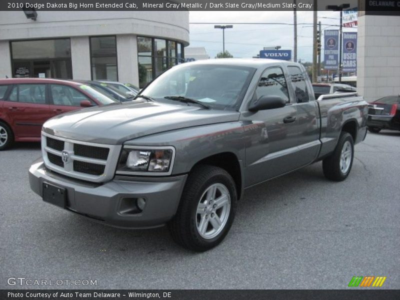 Mineral Gray Metallic / Dark Slate Gray/Medium Slate Gray 2010 Dodge Dakota Big Horn Extended Cab