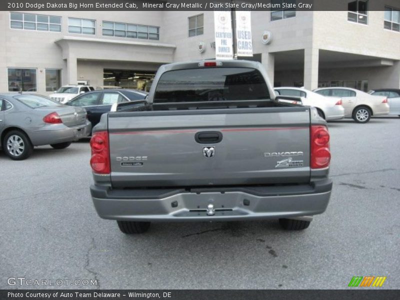 Mineral Gray Metallic / Dark Slate Gray/Medium Slate Gray 2010 Dodge Dakota Big Horn Extended Cab
