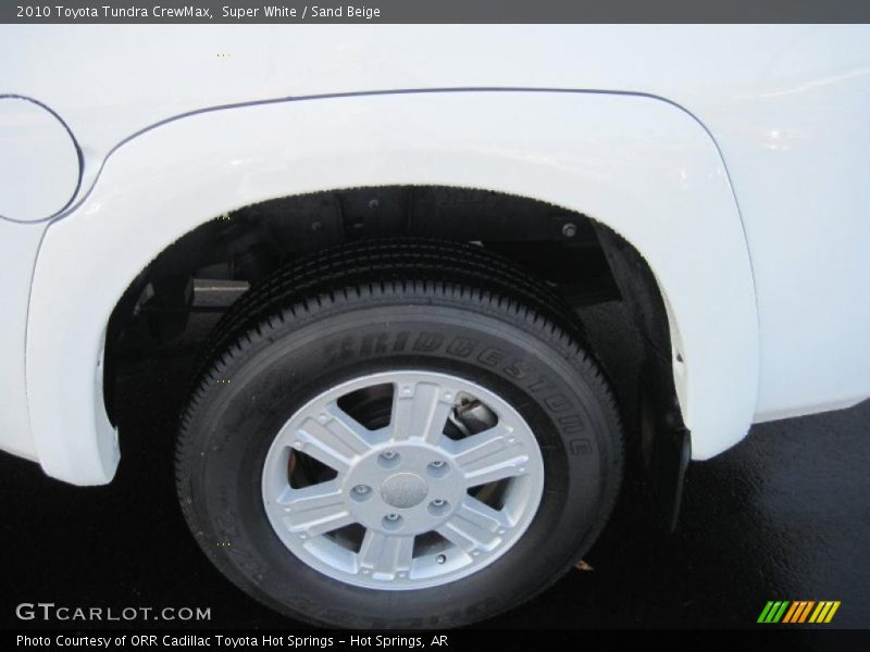 Super White / Sand Beige 2010 Toyota Tundra CrewMax