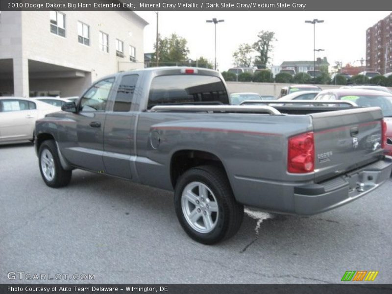 Mineral Gray Metallic / Dark Slate Gray/Medium Slate Gray 2010 Dodge Dakota Big Horn Extended Cab
