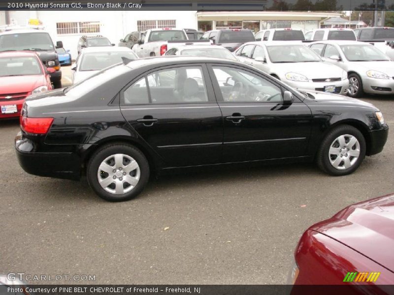 Ebony Black / Gray 2010 Hyundai Sonata GLS
