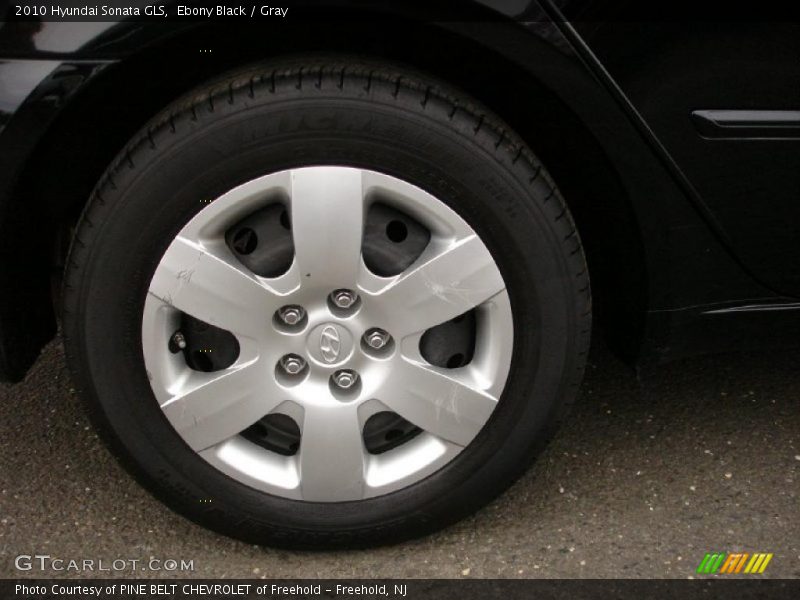 Ebony Black / Gray 2010 Hyundai Sonata GLS