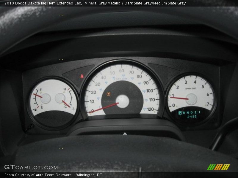  2010 Dakota Big Horn Extended Cab Big Horn Extended Cab Gauges