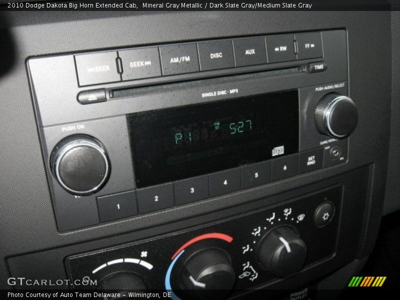 Controls of 2010 Dakota Big Horn Extended Cab