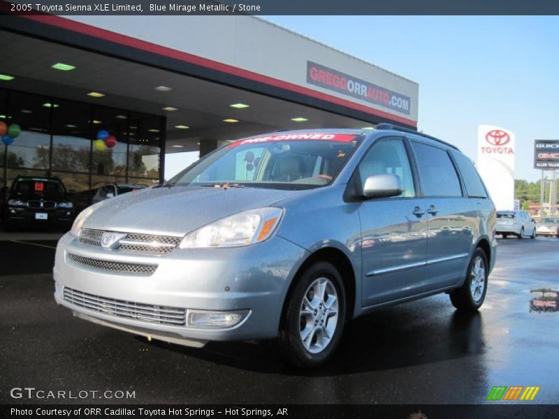 Blue Mirage Metallic / Stone 2005 Toyota Sienna XLE Limited