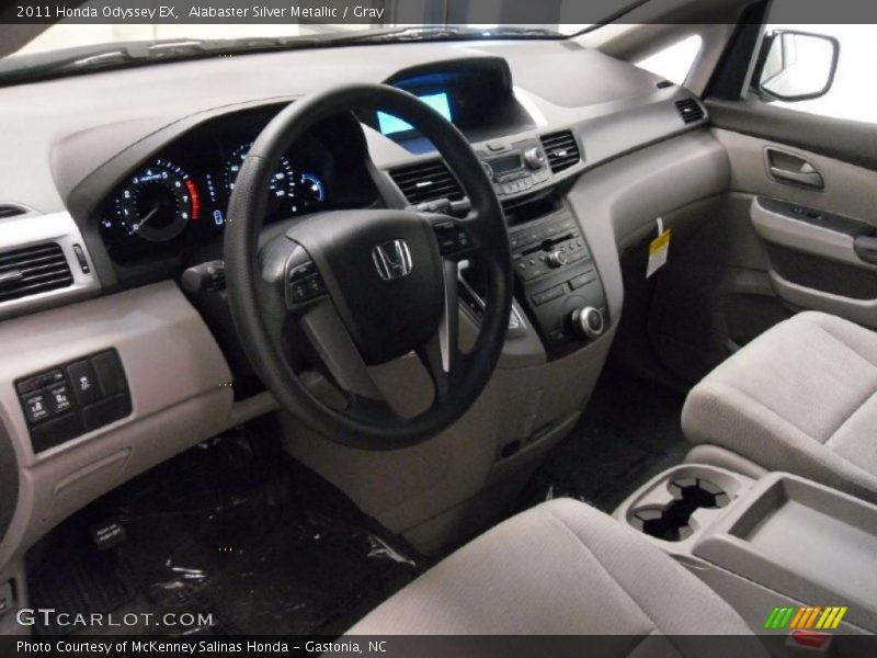 Gray Interior - 2011 Odyssey EX 