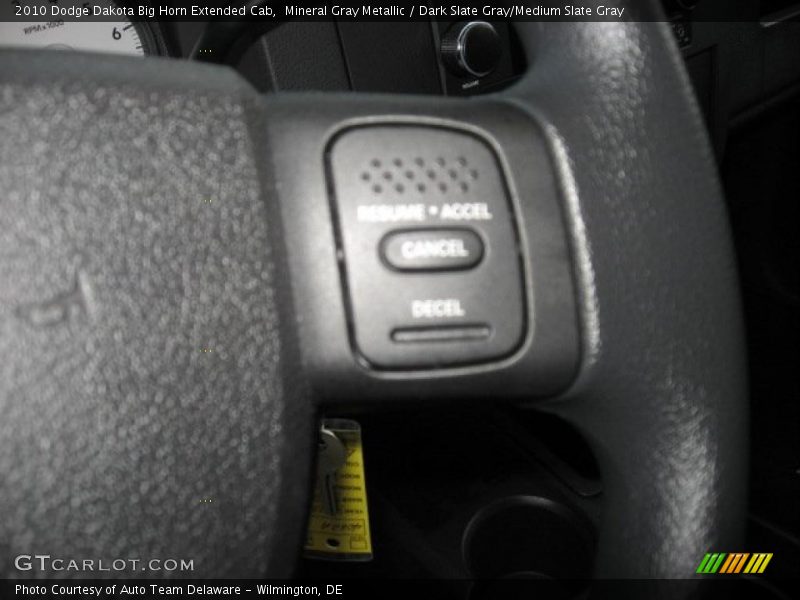 Mineral Gray Metallic / Dark Slate Gray/Medium Slate Gray 2010 Dodge Dakota Big Horn Extended Cab