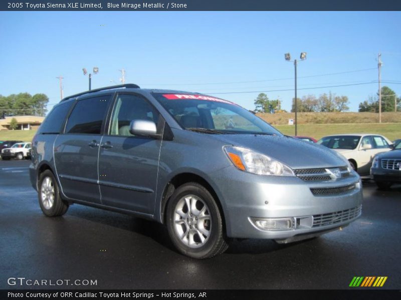 Blue Mirage Metallic / Stone 2005 Toyota Sienna XLE Limited
