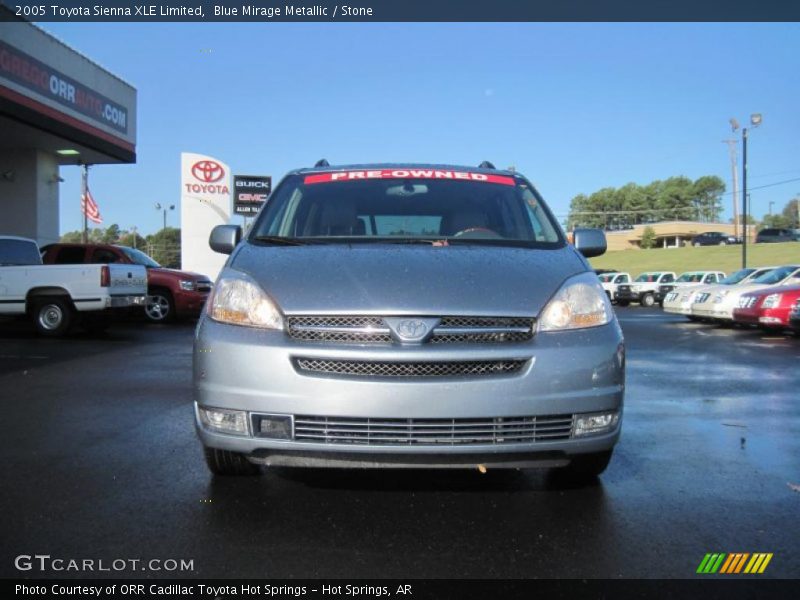 Blue Mirage Metallic / Stone 2005 Toyota Sienna XLE Limited