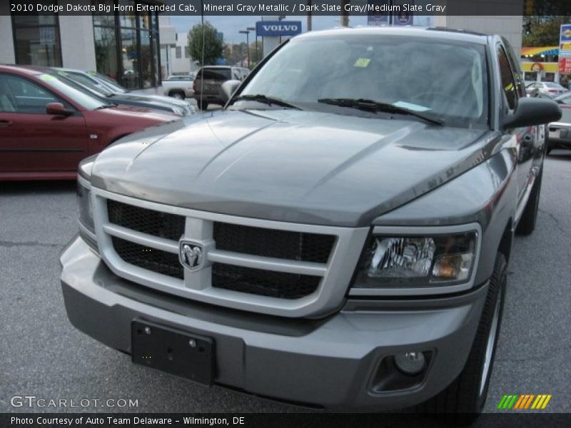Mineral Gray Metallic / Dark Slate Gray/Medium Slate Gray 2010 Dodge Dakota Big Horn Extended Cab