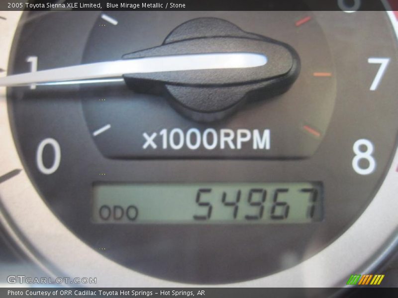 Blue Mirage Metallic / Stone 2005 Toyota Sienna XLE Limited