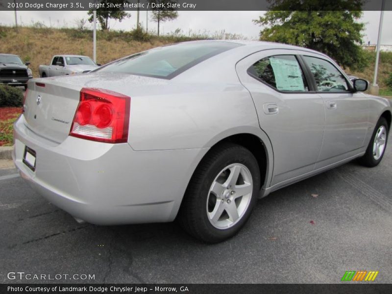 Bright Silver Metallic / Dark Slate Gray 2010 Dodge Charger 3.5L