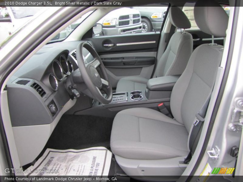 Bright Silver Metallic / Dark Slate Gray 2010 Dodge Charger 3.5L