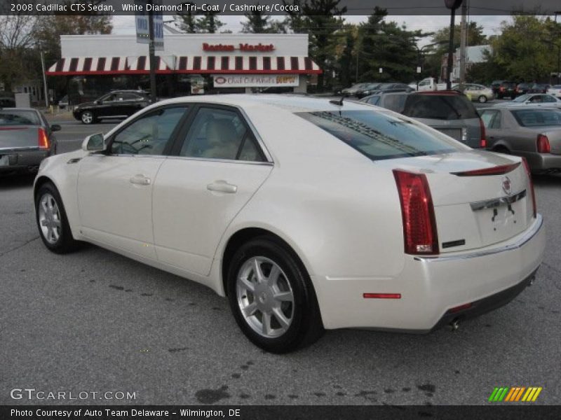 White Diamond Tri-Coat / Cashmere/Cocoa 2008 Cadillac CTS Sedan