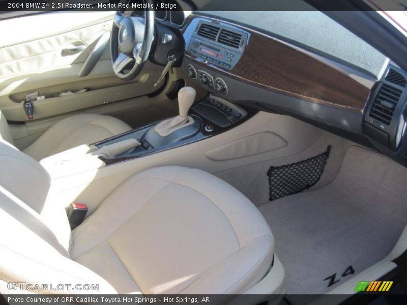  2004 Z4 2.5i Roadster Beige Interior