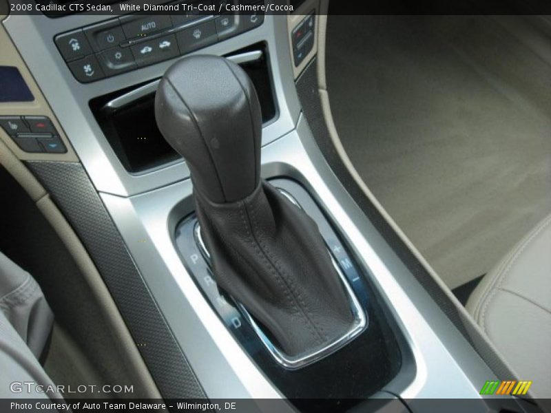 White Diamond Tri-Coat / Cashmere/Cocoa 2008 Cadillac CTS Sedan