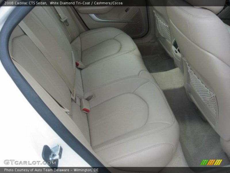 White Diamond Tri-Coat / Cashmere/Cocoa 2008 Cadillac CTS Sedan