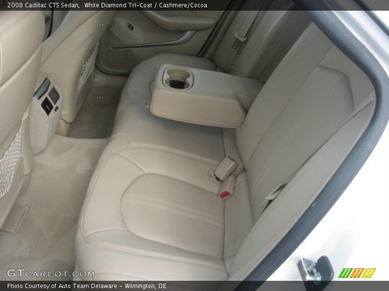 White Diamond Tri-Coat / Cashmere/Cocoa 2008 Cadillac CTS Sedan